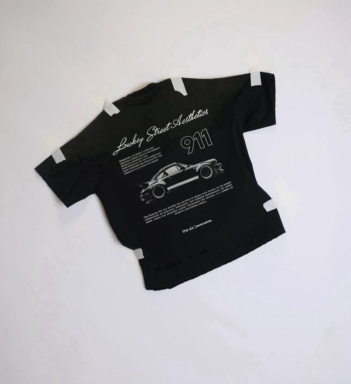 T-Shirt Oversize Imprimé 911 3