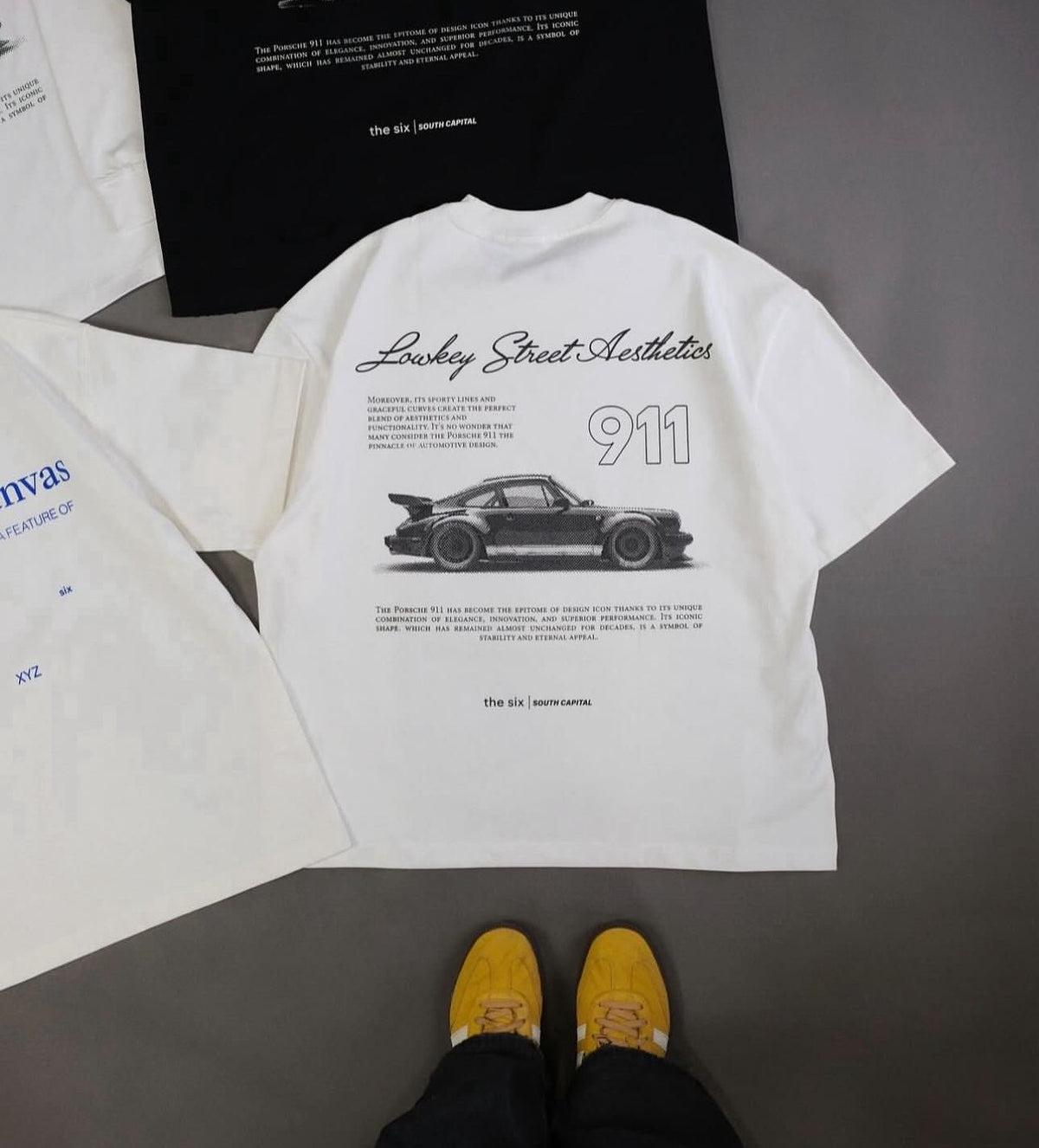 T-Shirt Oversize Imprimé 911 4