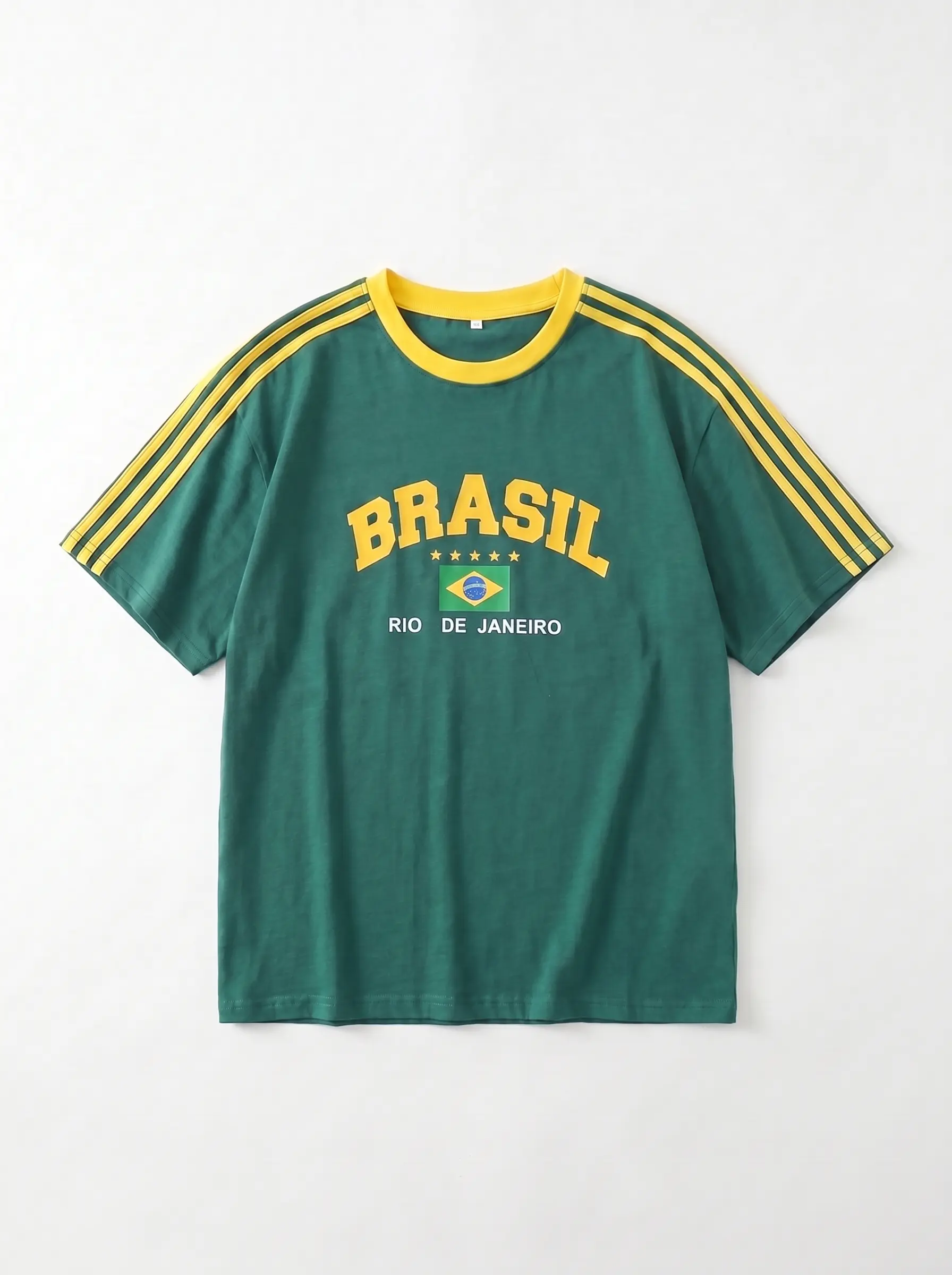 T-Shirt Oversize Imprimé Brasil 3