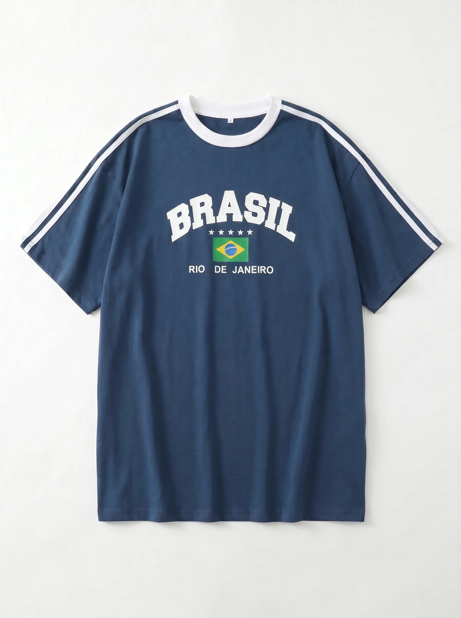 T-Shirt Oversize Imprimé Brasil 5
