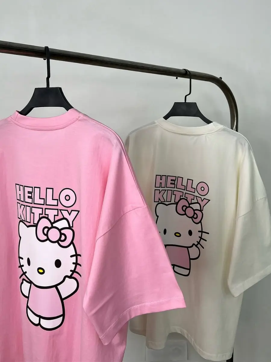 T-Shirt Oversize Imprimé Hello Kitty 2 6
