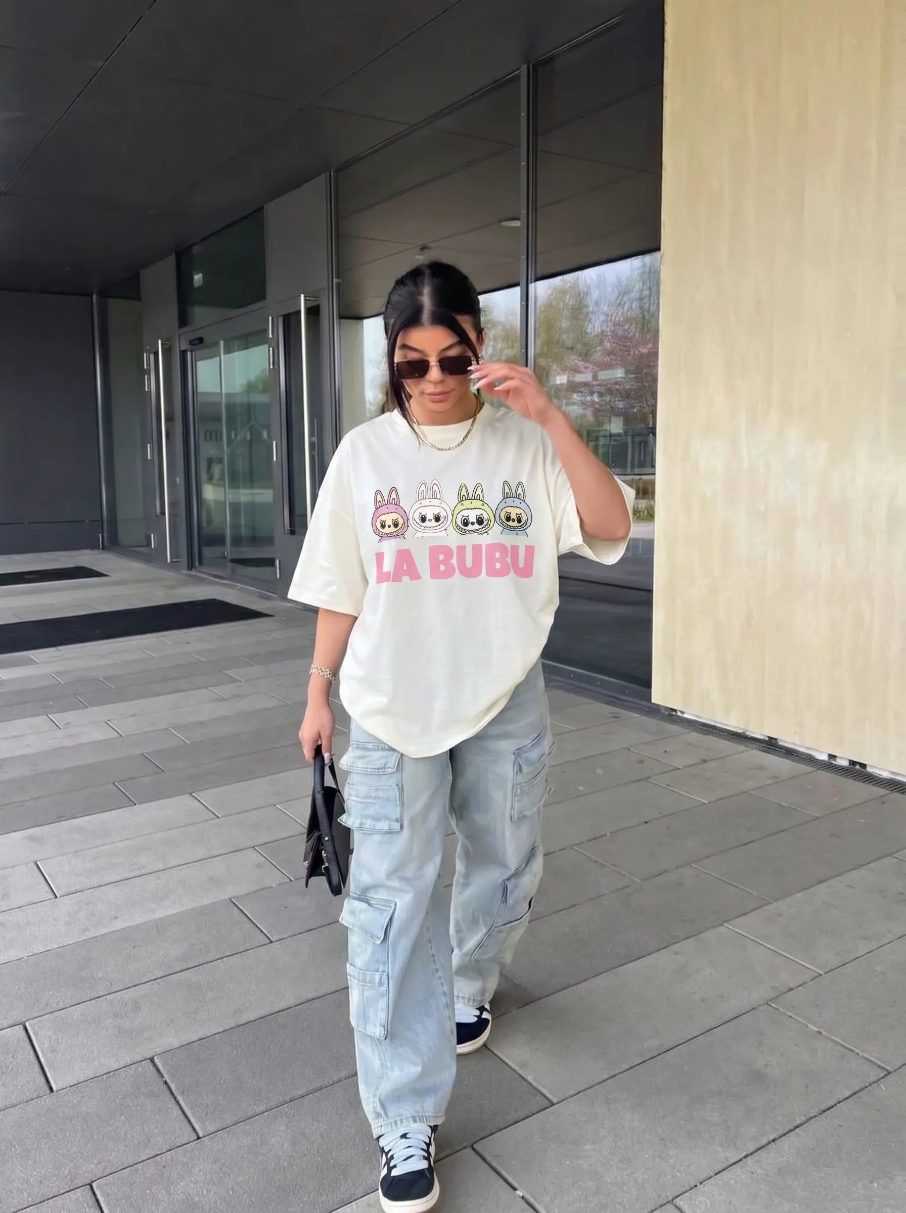 T-Shirt Oversize Imprimé La Bubu 2