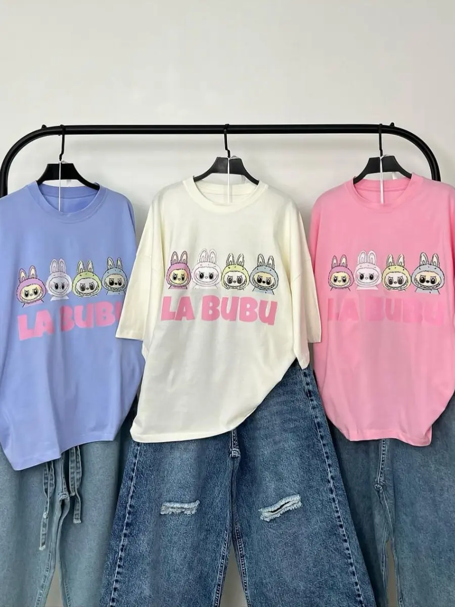 T-Shirt Oversize Imprimé La Bubu 3
