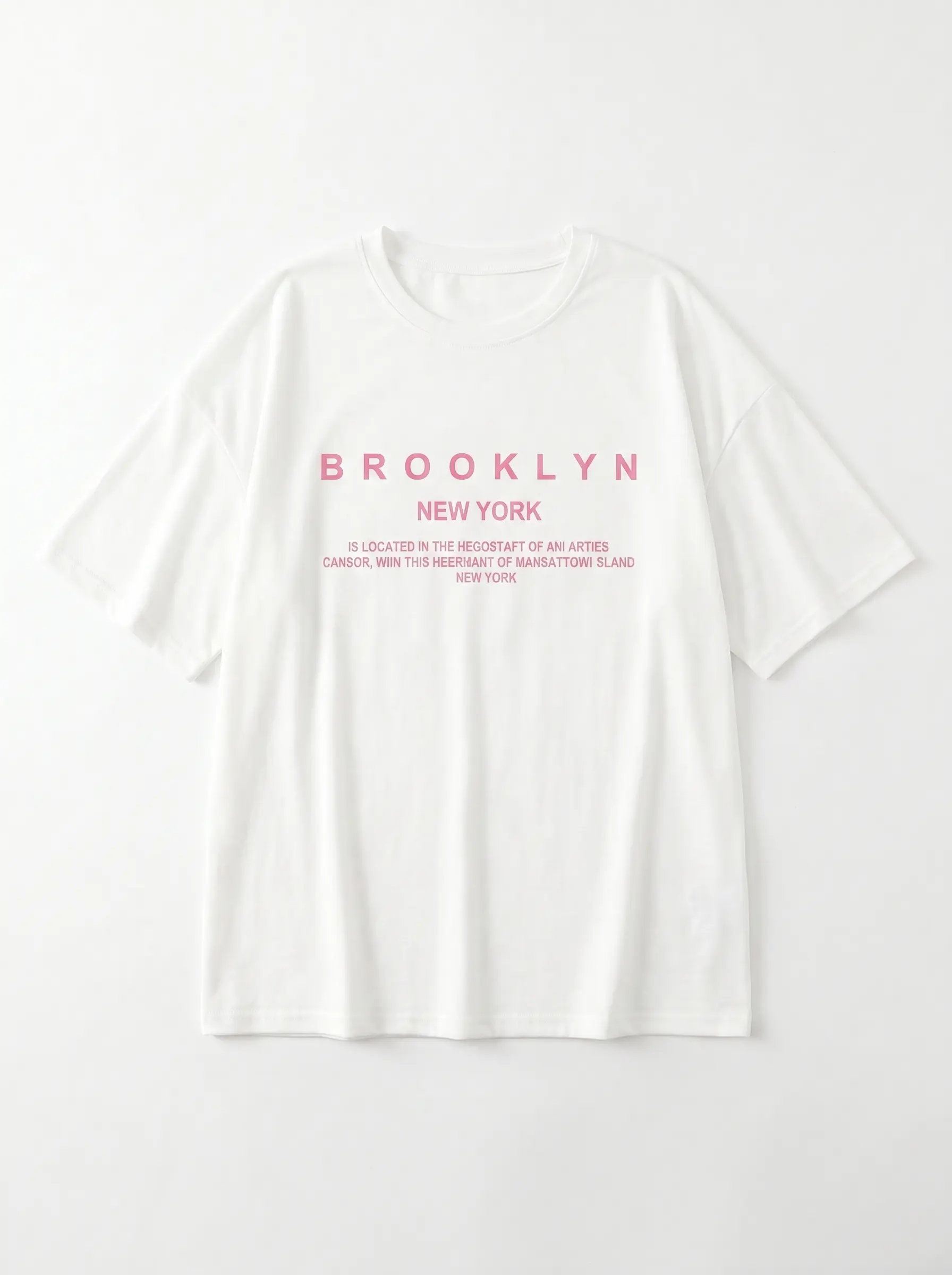 T-Shirt Oversize Imprimé New York