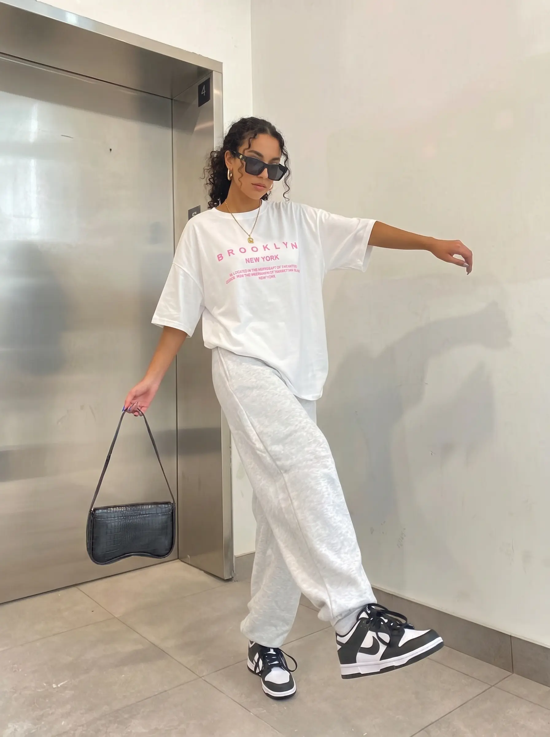 T-Shirt Oversize Imprimé New York 2