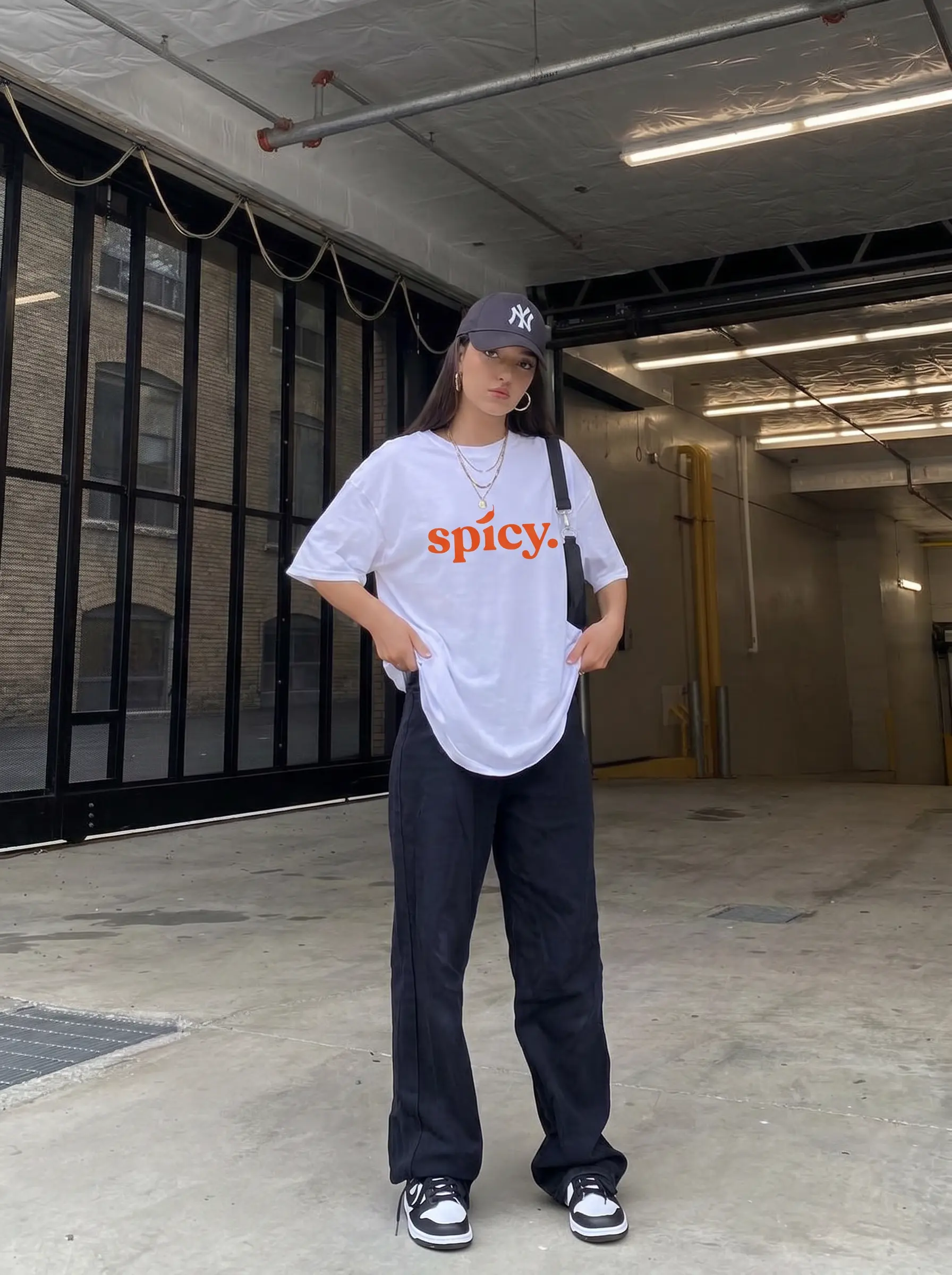 T-Shirt Oversize Imprimé Spicy 2