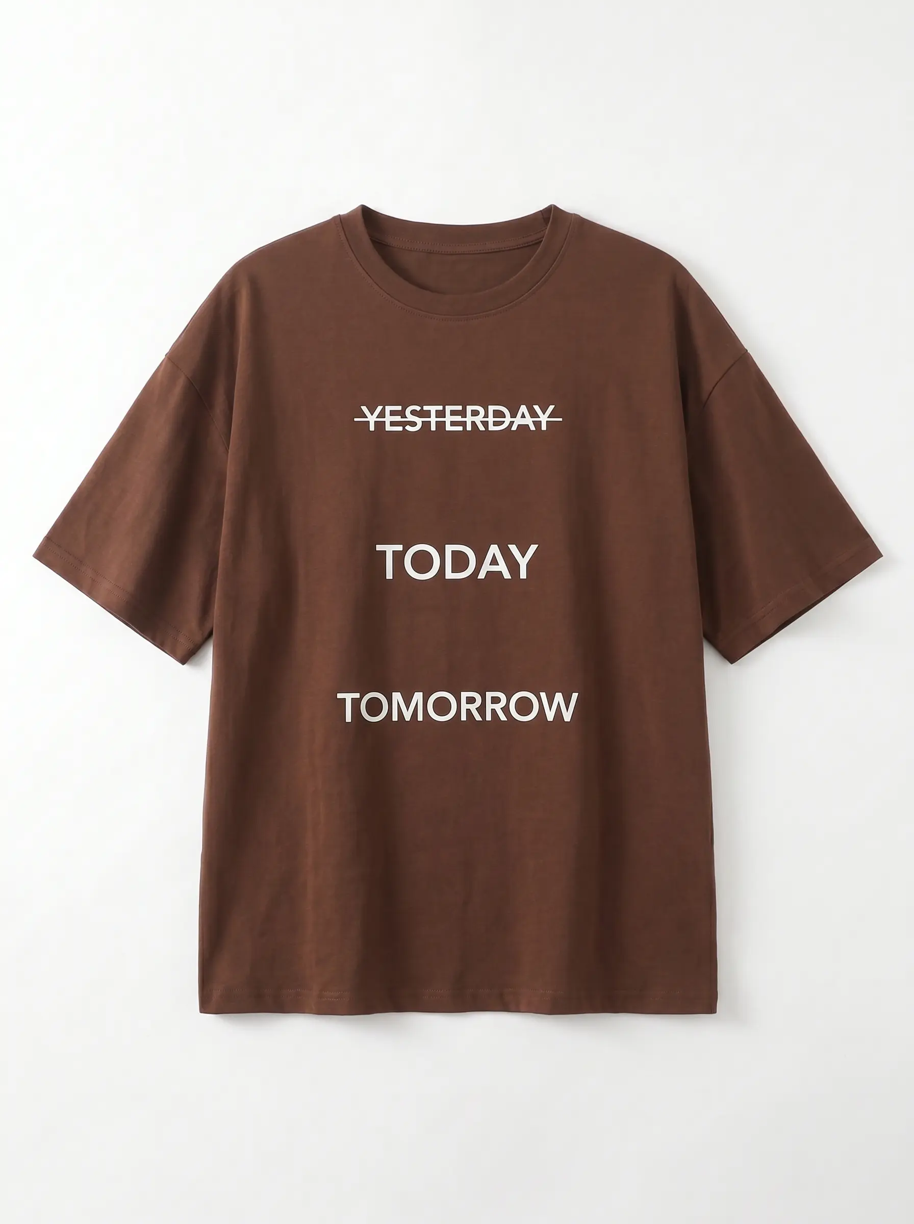 T-Shirt Oversize Imprimé Today