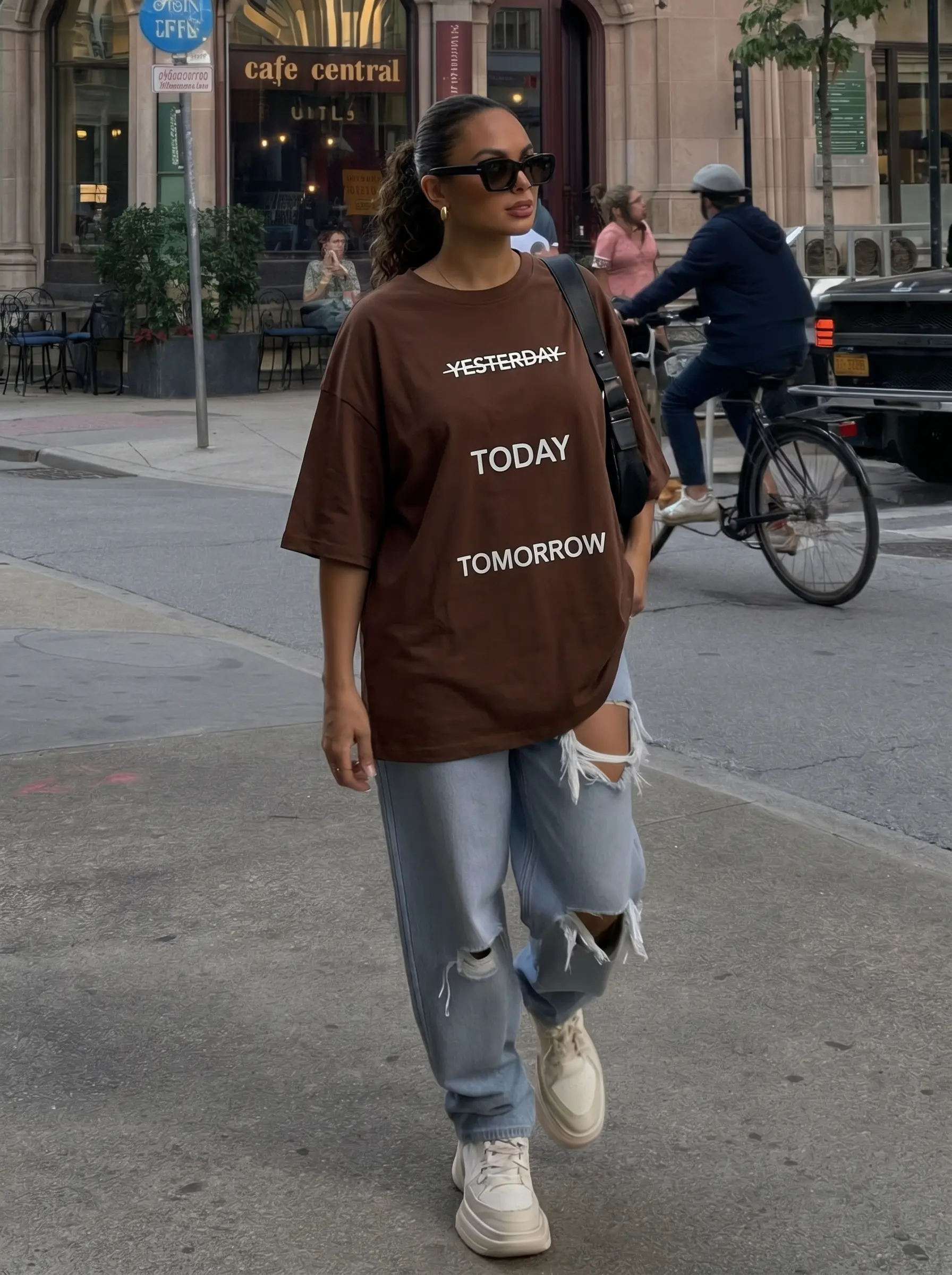 T-Shirt Oversize Imprimé Today 2
