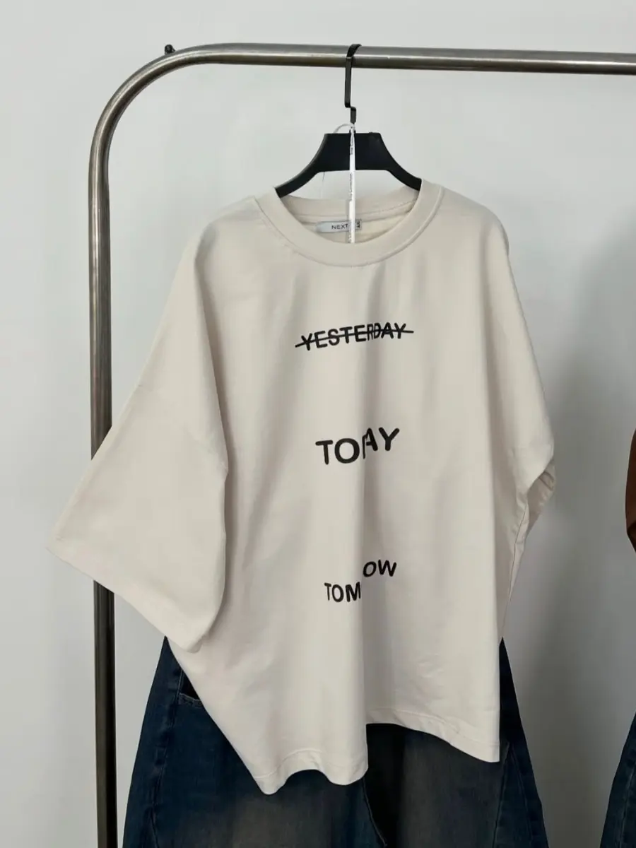 T-Shirt Oversize Imprimé Today 4