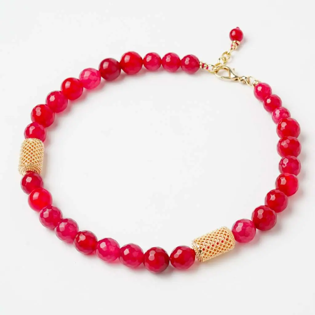 Collier ROMANCIA rose