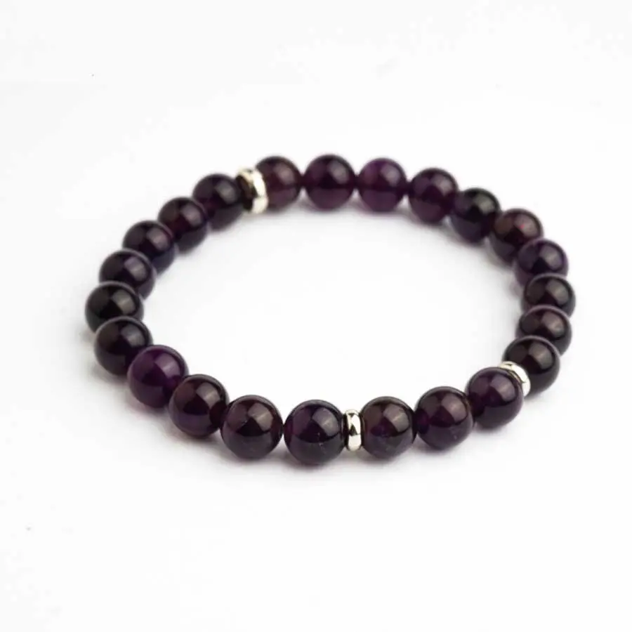 Bracelet en Améthyste foncé