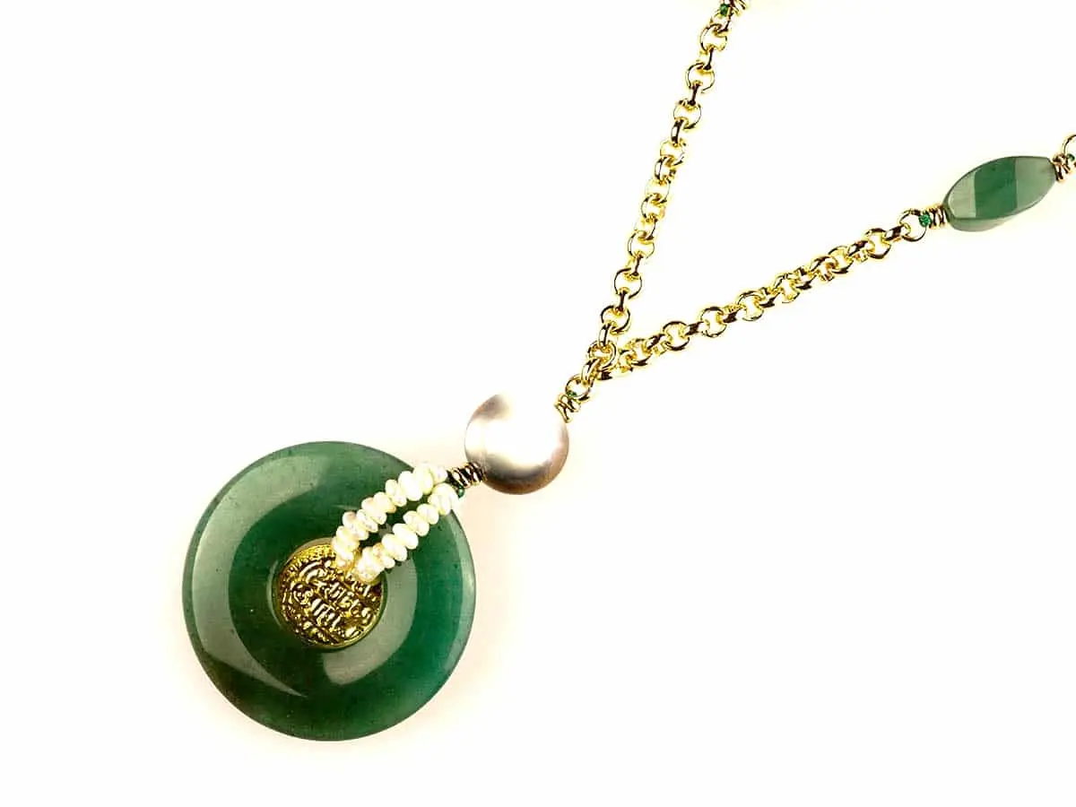 Collier, MAHBOUBA, Aventurine
