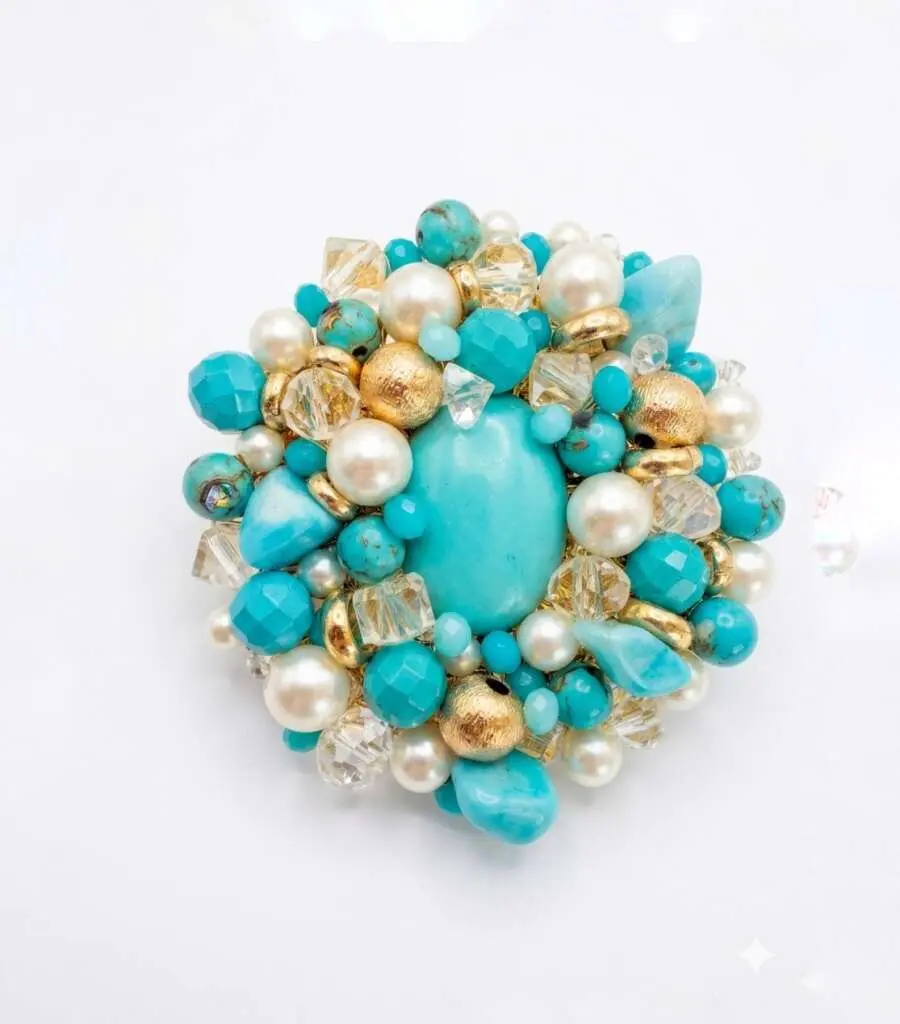 Broche Turquoise