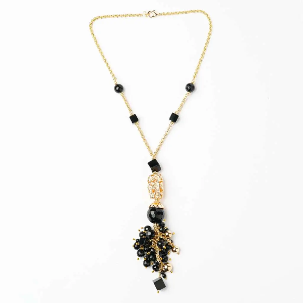 Sautoir POMPONA, ONYX