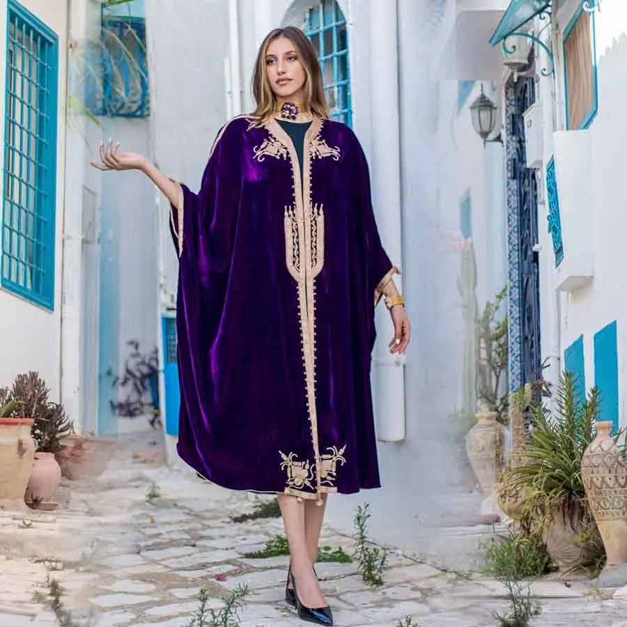 Jebba en velours violet