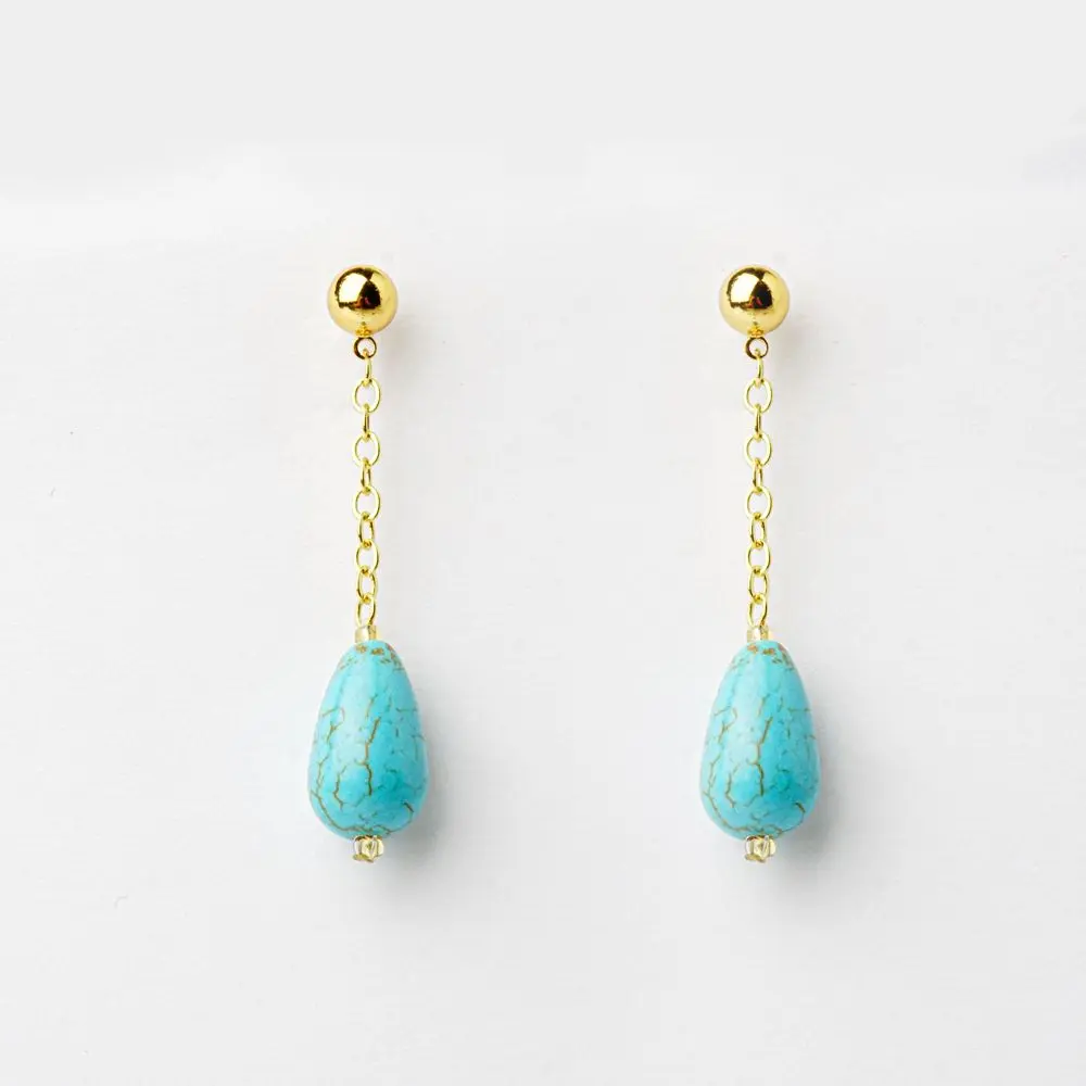 Boucles d'oreilles Turquoise