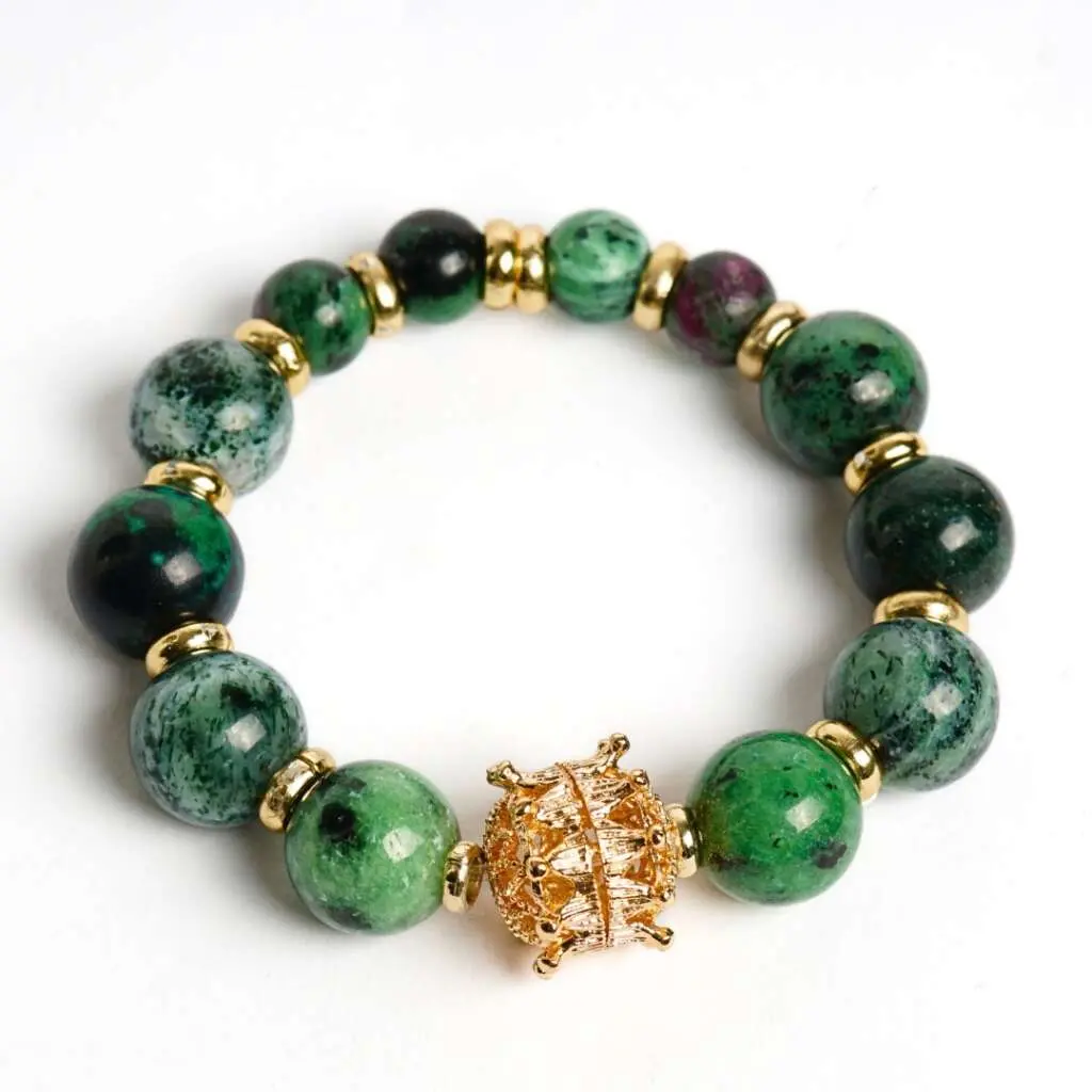 Bracelet ROMANCIA en rubis zoisite