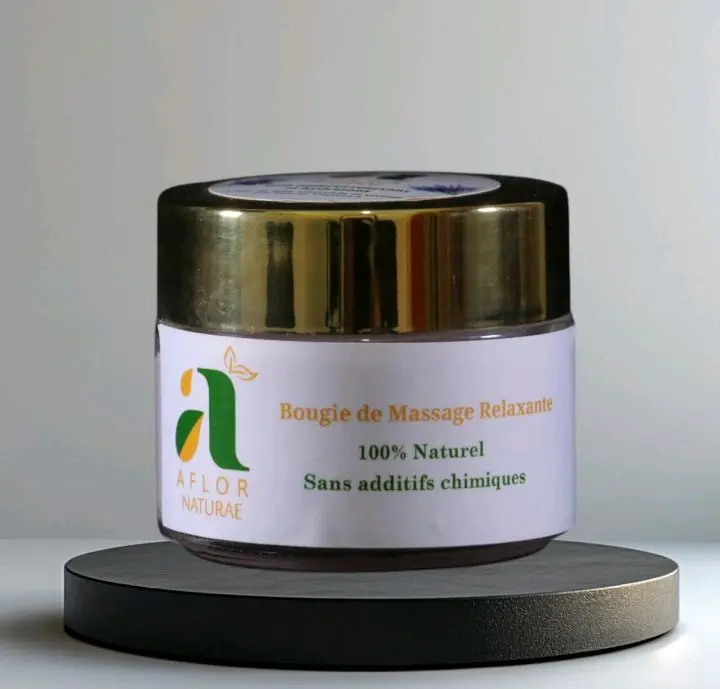 Bougie de massage relaxante