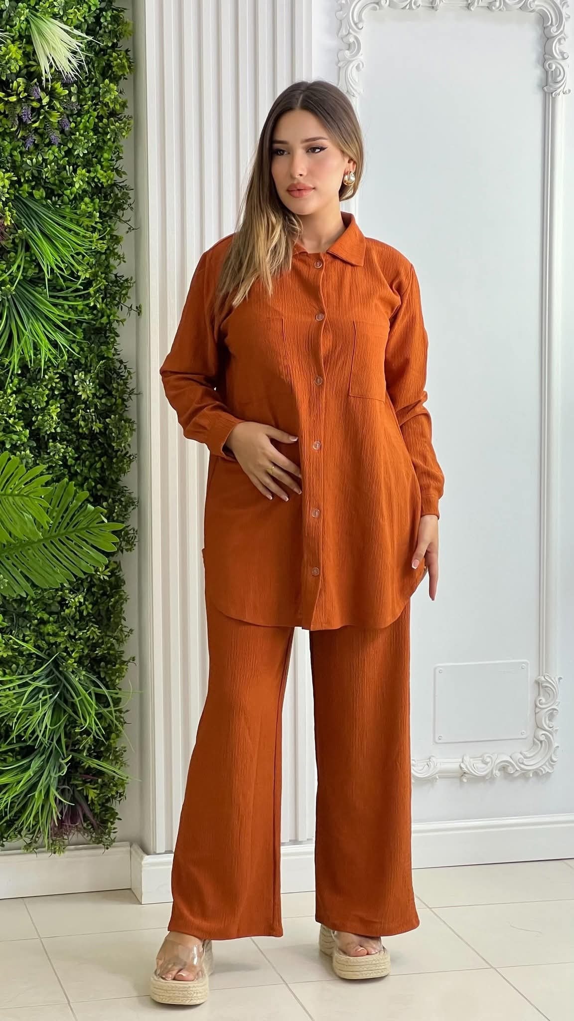 Ensemble – couleur terracotta