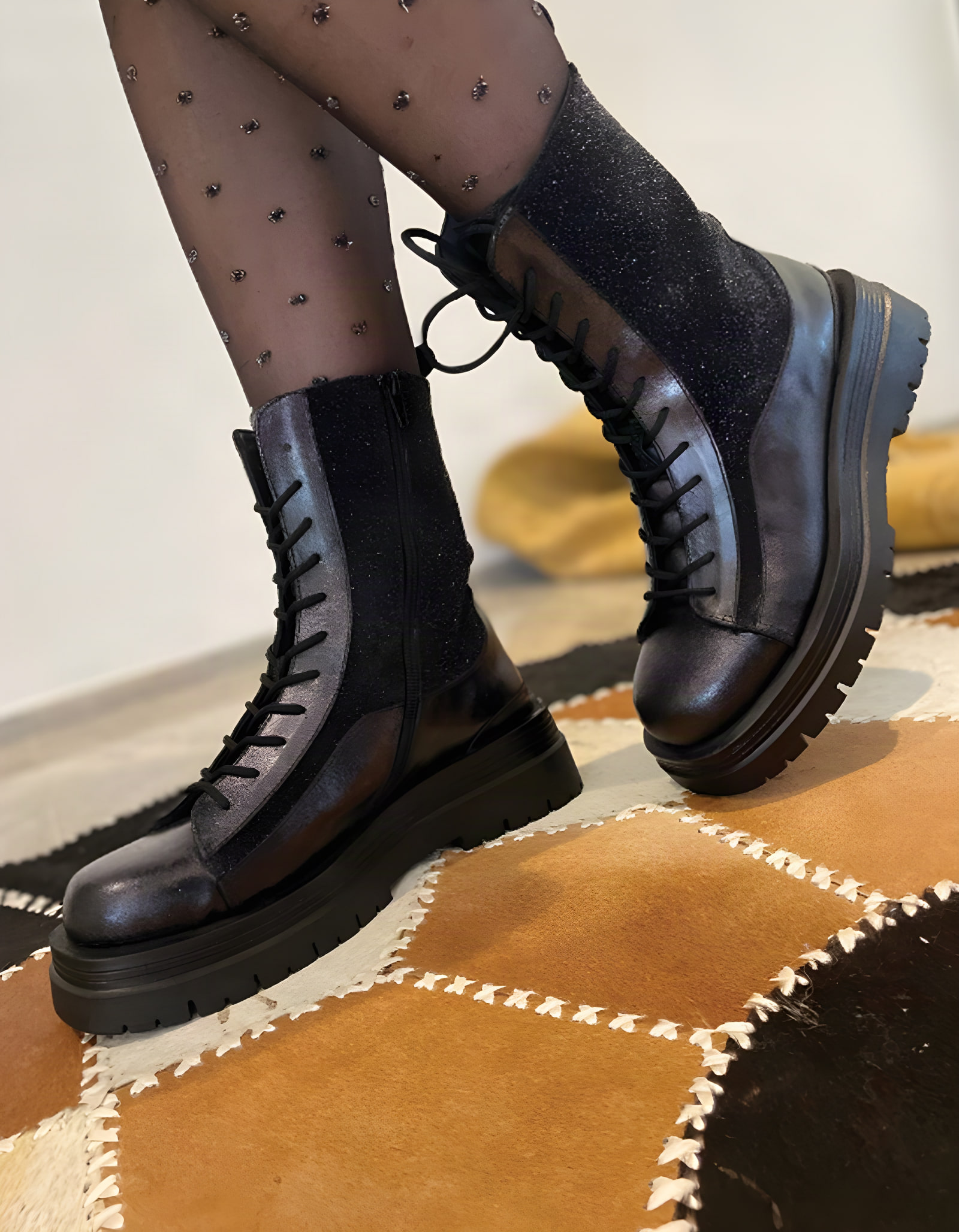 Bottines Guilia03 – Nero Vintage