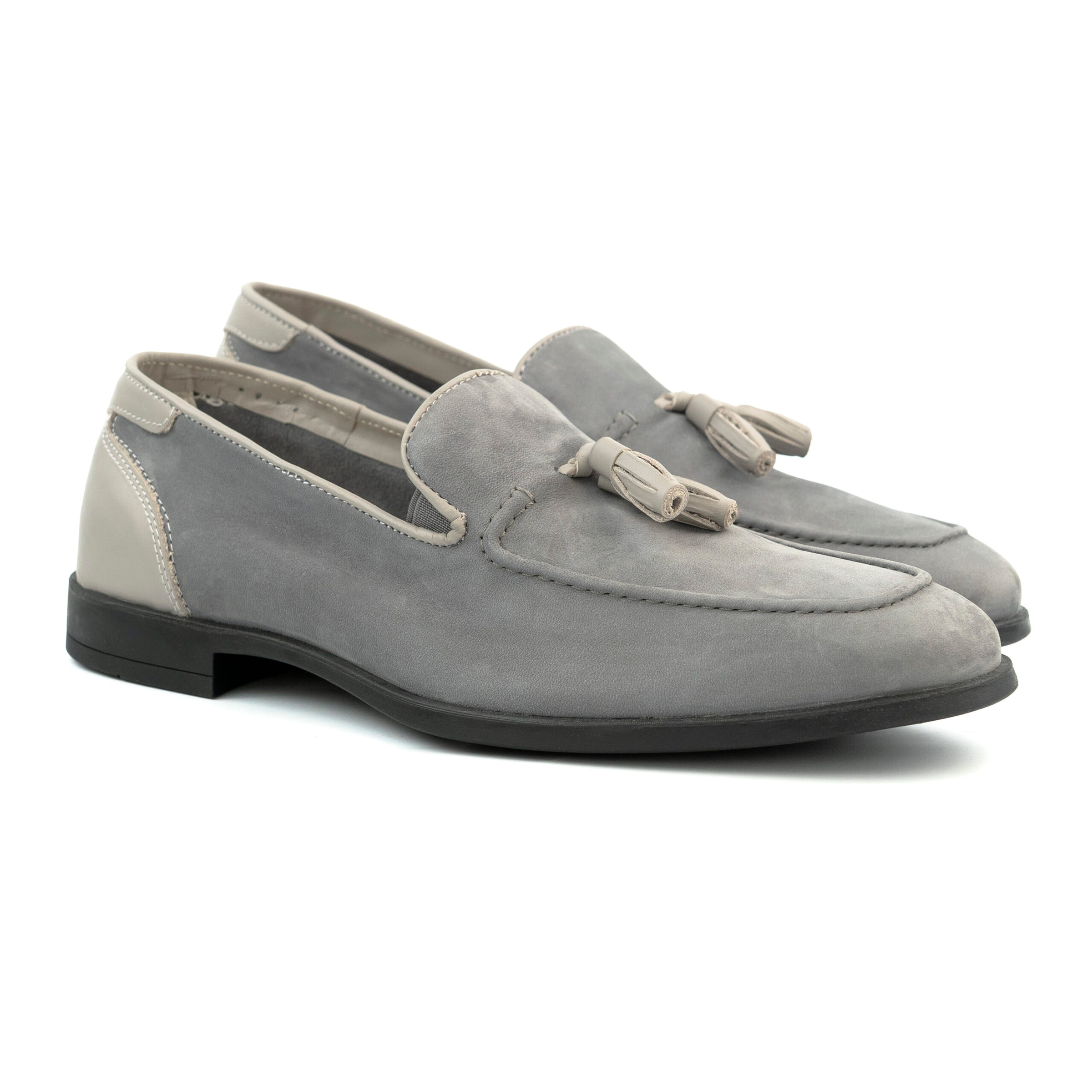 CHAUSSURE HOMME – 8720 NUBUCK GRIS