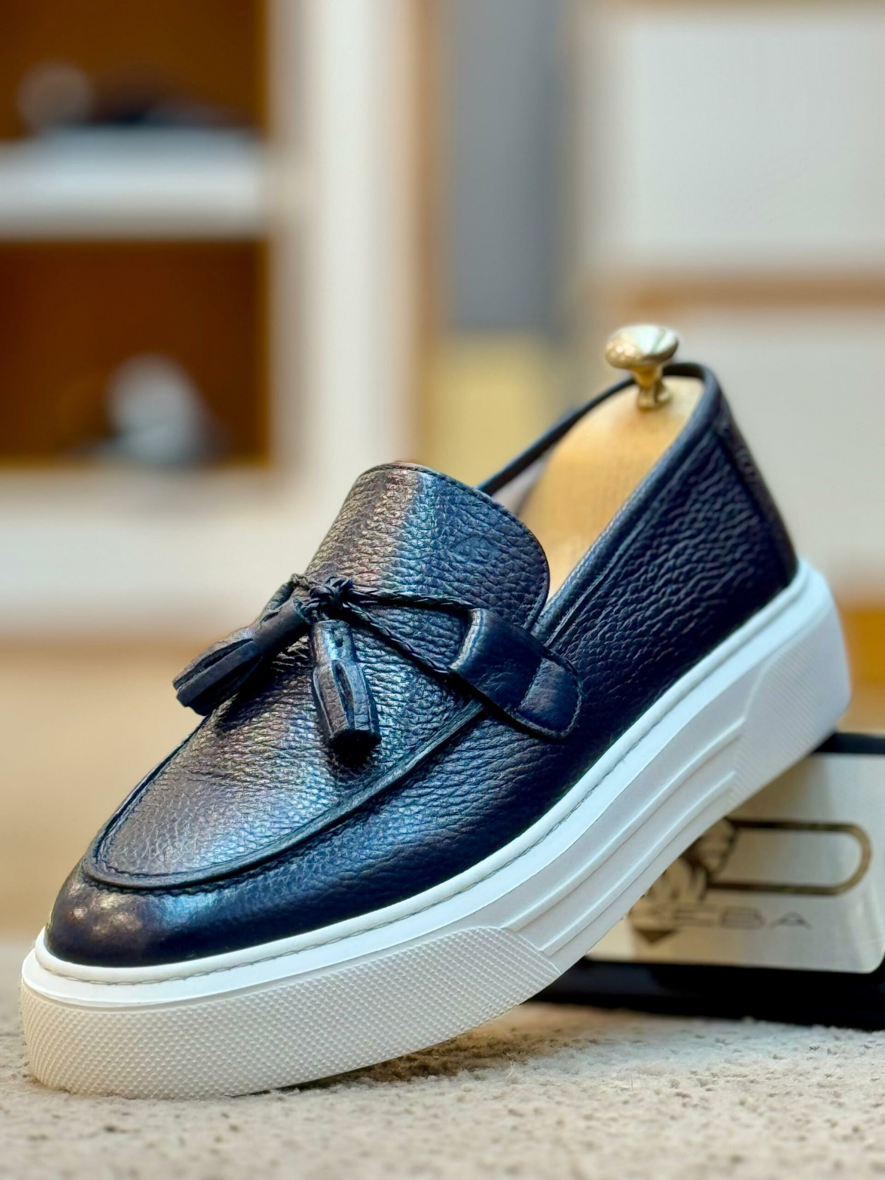 Chaussures en cuir – CVR45 BLEU FALL