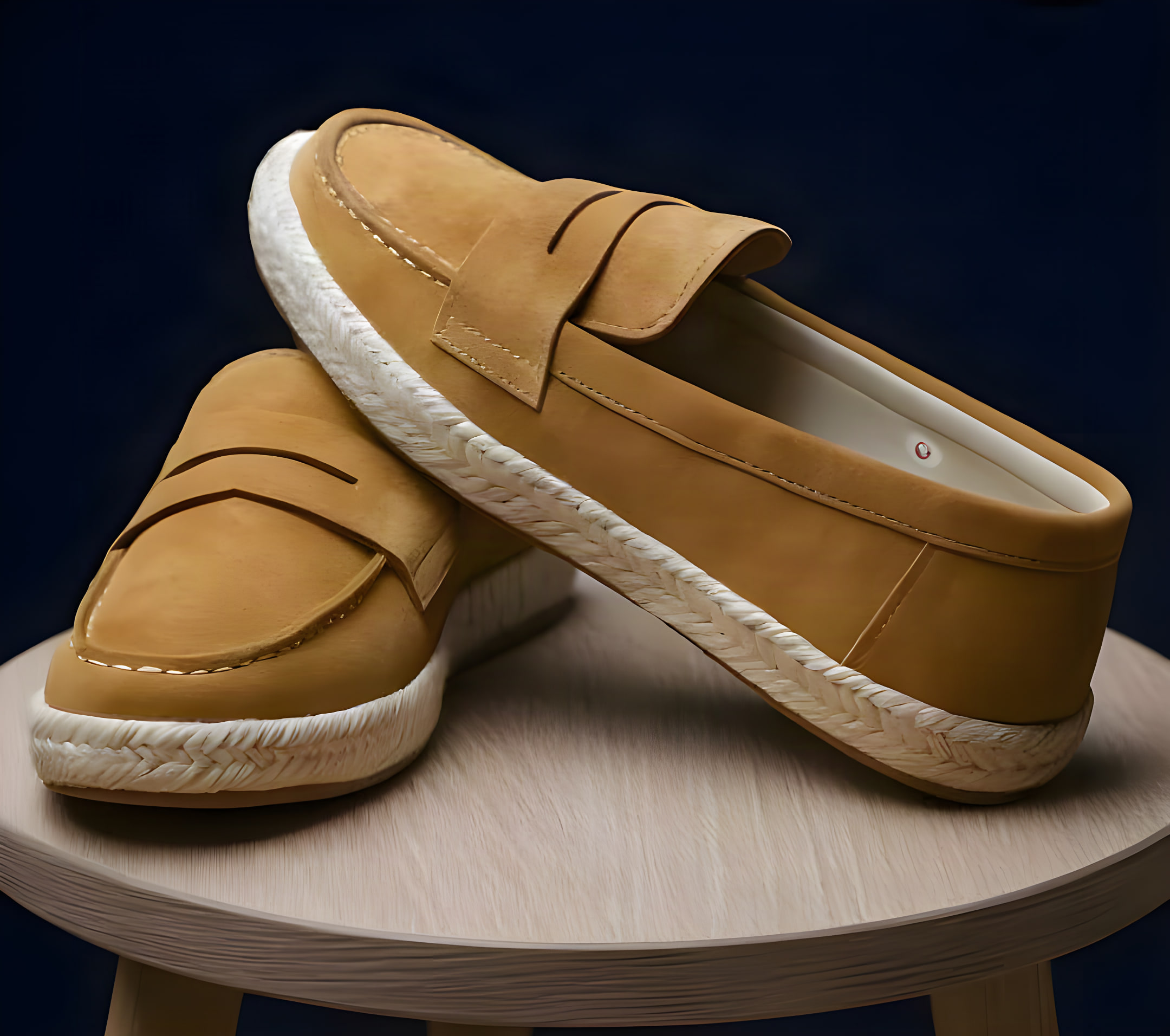 MOCASSIN FEMME HALFA -HLF DAIM MARRON