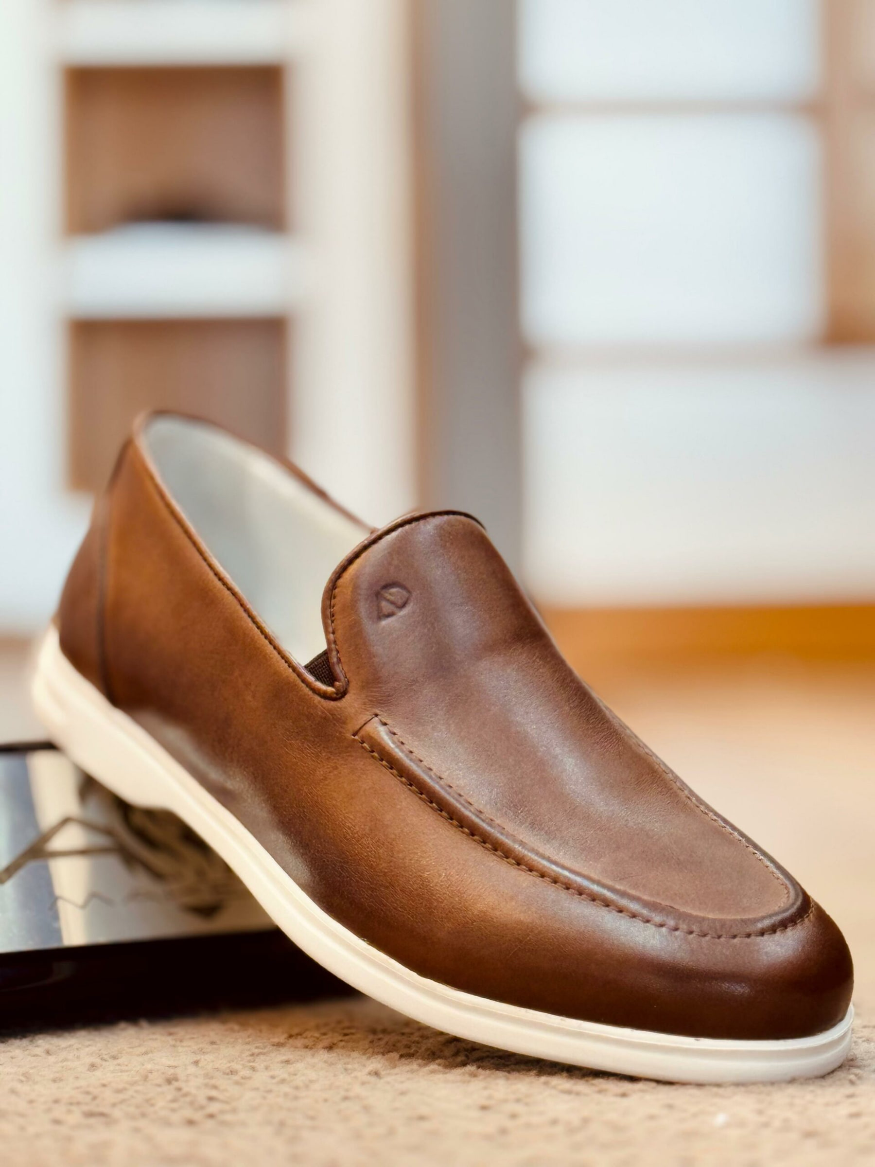 Mocassins en cuir – TE11 MARRON 234