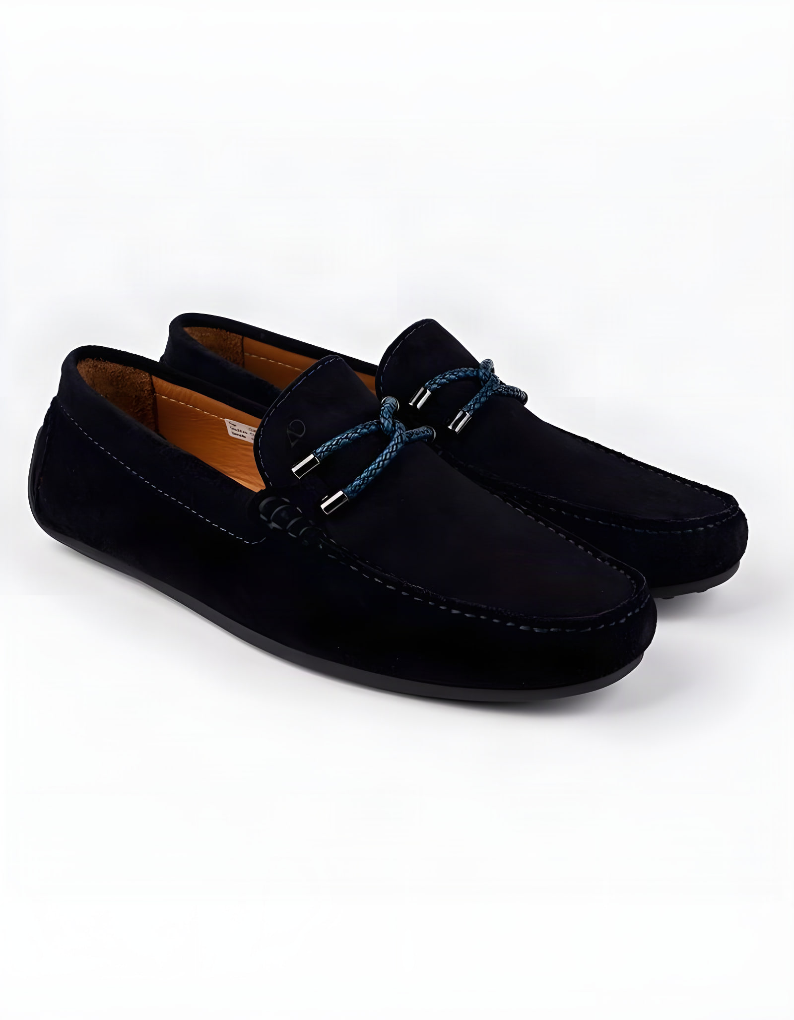 Mocassins en cuir Tino – TD102 Bleu