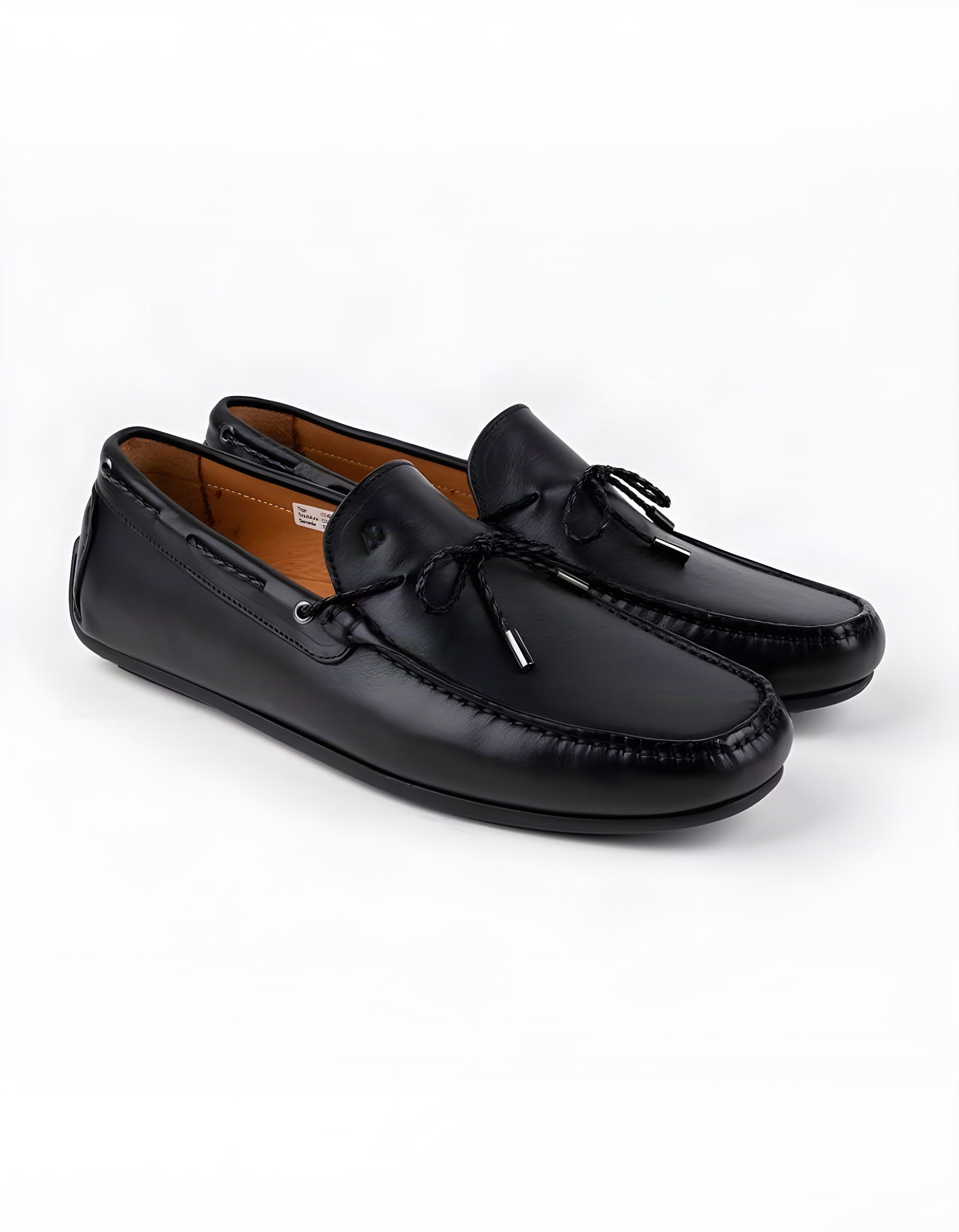 Mocassins en cuir Tino – TD103 Noir