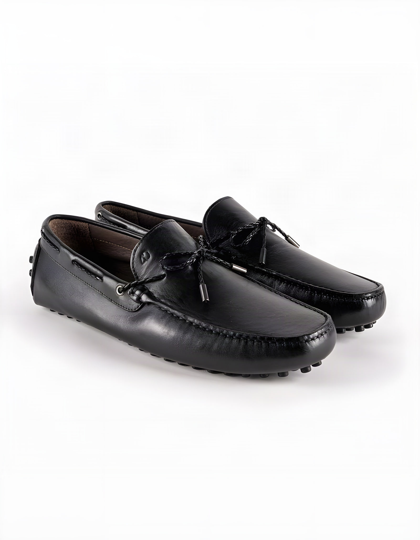 Mocassins en cuir Tito – PP02 Noir