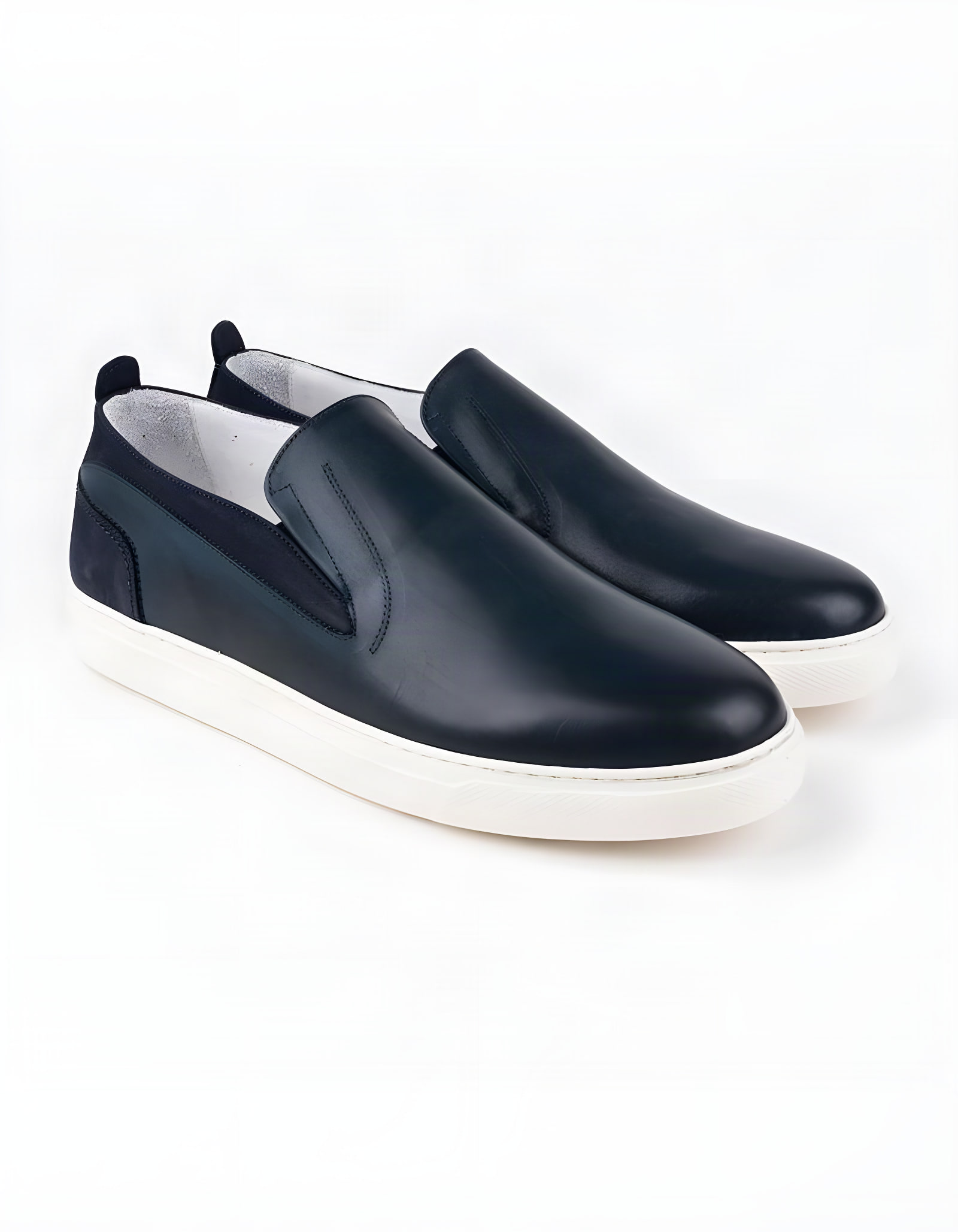 Slip-on en cuir Leo – CU10 Bleu