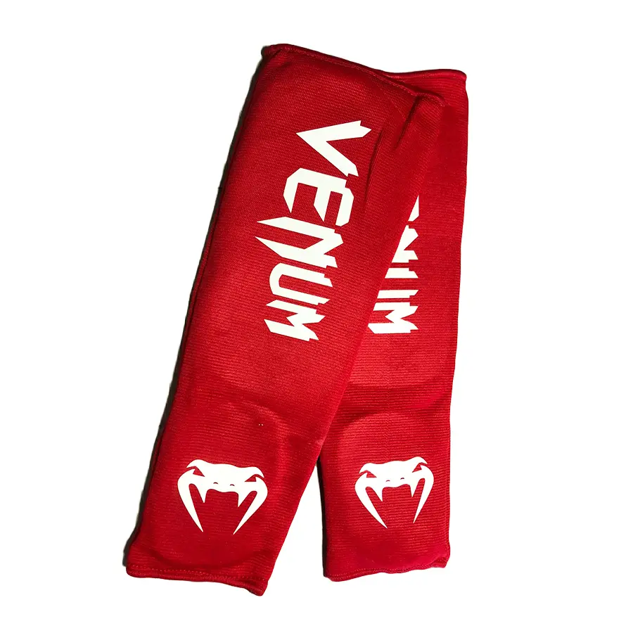 Protége Tibia Kickboxing chaussette VENUM – Rouge
