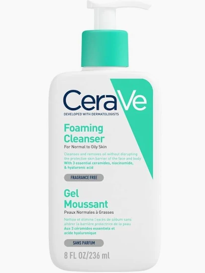 Nettoyant moussant CeraVe