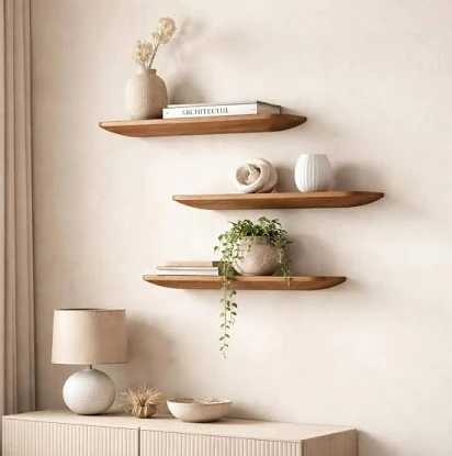Wall shelves