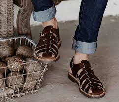 Leather sandals