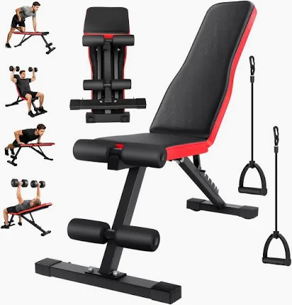 Folding weight bench