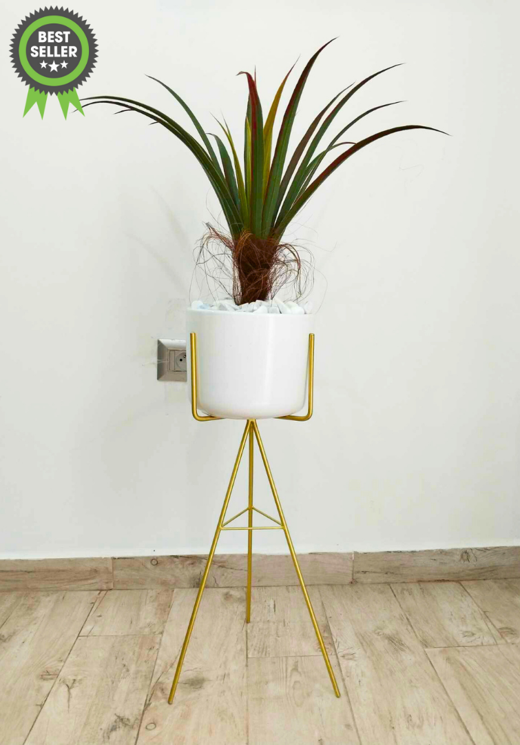 Artificial Plant in Ceramic Pot with Stand A60